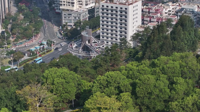 厦门山海步道素材