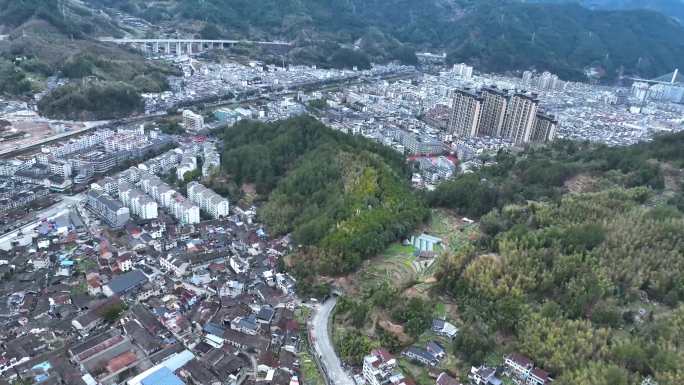 浙江丽水景宁畲族自治县县城航拍