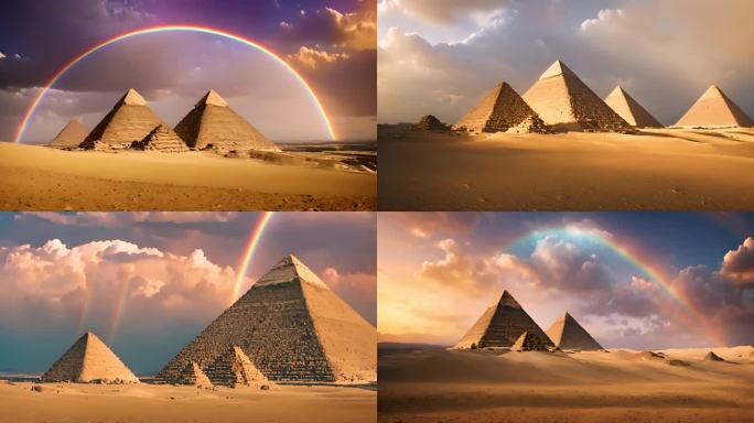 金字塔和彩虹