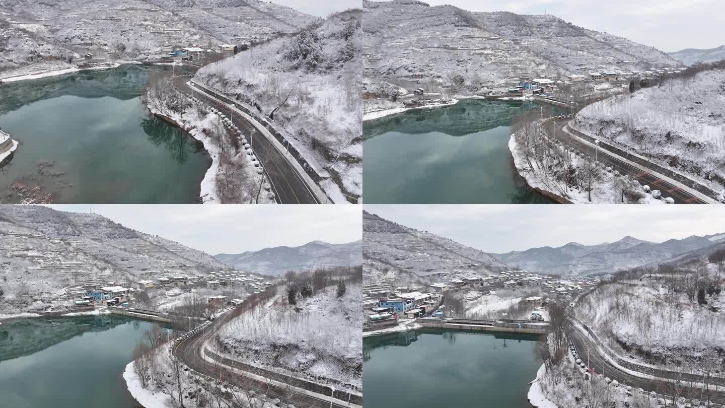 济南彩西路雪景