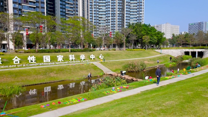 4K光明科学城展示中心大范围延时