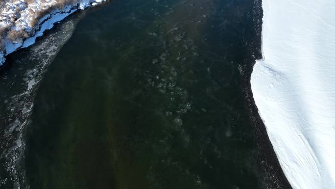 呼伦贝尔自然风光扎敦河初冬风景