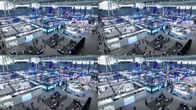 大型会展会场航拍