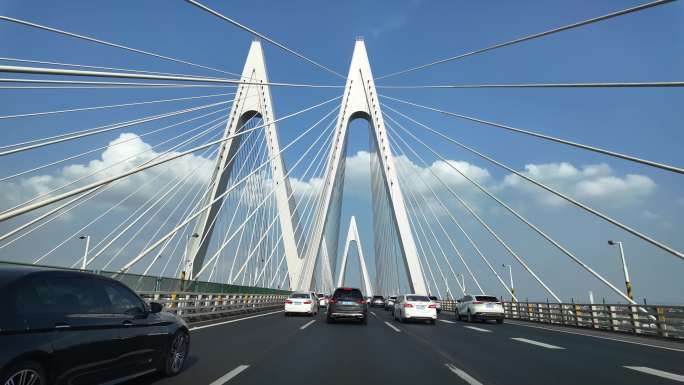 行车记录广州绕城高速往东莞李家沙特大桥