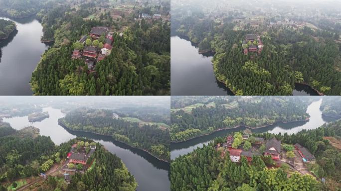 四川南充大深南海南海寺航拍合集