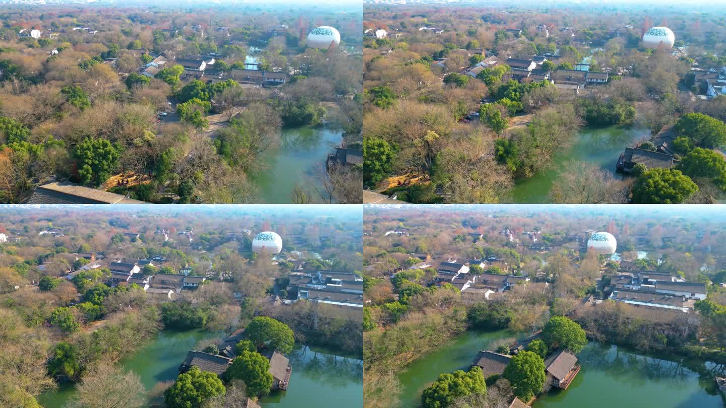 杭州西湖区西溪湿地景区旅游风景视频素材