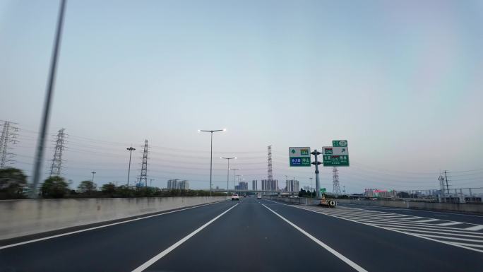 行车记录深圳外环高速往坪山协力路