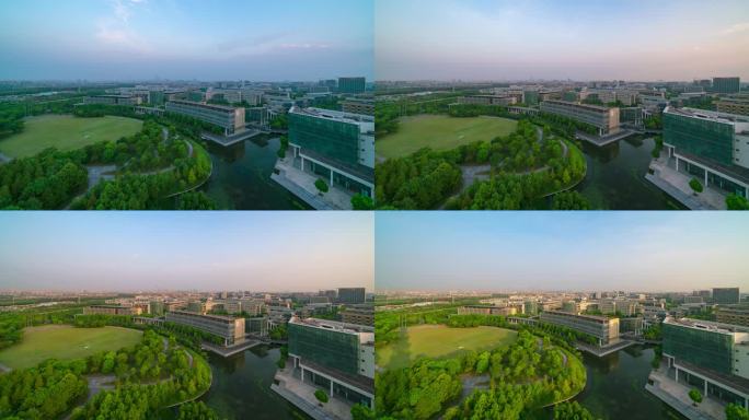 4K 上海科技大学 夜转日 日出 延时