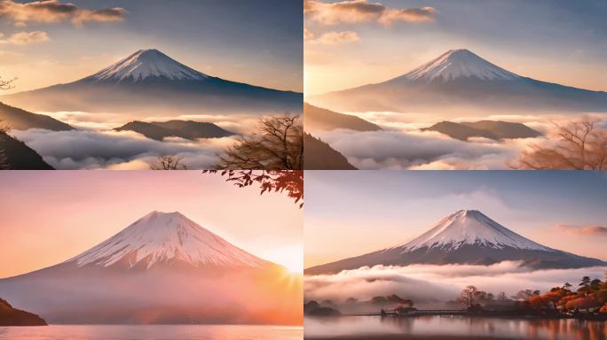 日本富士山风景