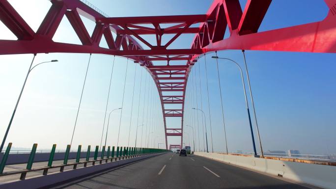 4K广州新光大桥行车第一视角