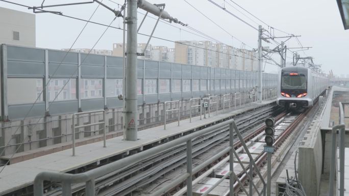 【4k原创】成都地铁列车站台素材