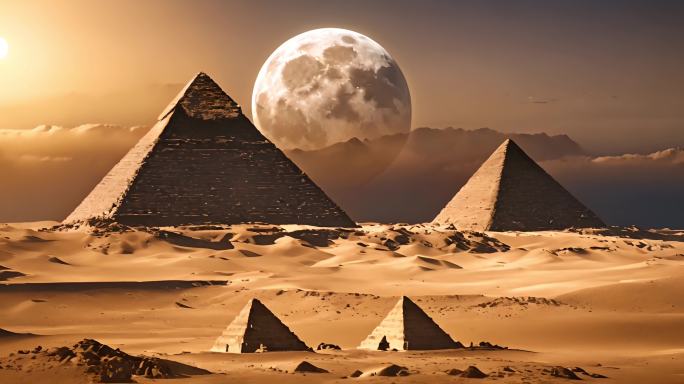 金字塔背后的神秘月球
