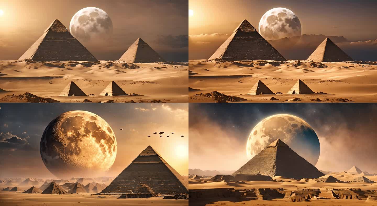 金字塔背后的神秘月球