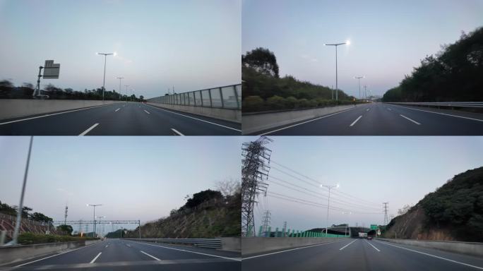 行车记录深圳外环高速往高桥坪山