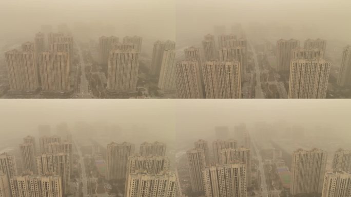 城市沙尘暴 北京沙尘暴 西安沙尘暴