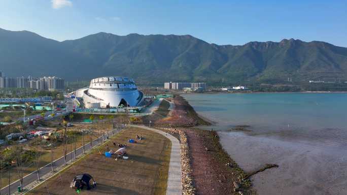 4K航拍深圳大鹏新区国际生物谷坝光22