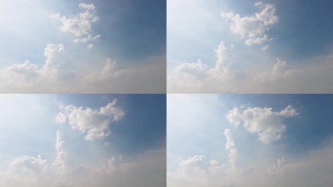 蓝天白云风景视频素材延时摄影3