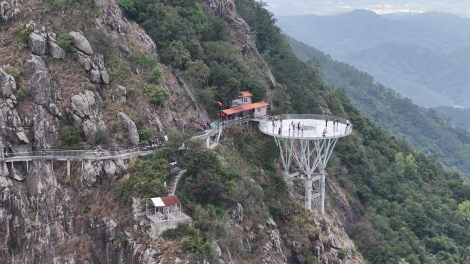 信宜石根山航拍素材