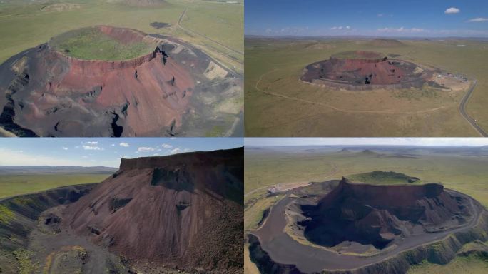 乌兰哈达火山地质公园火山 乌兰察布火山