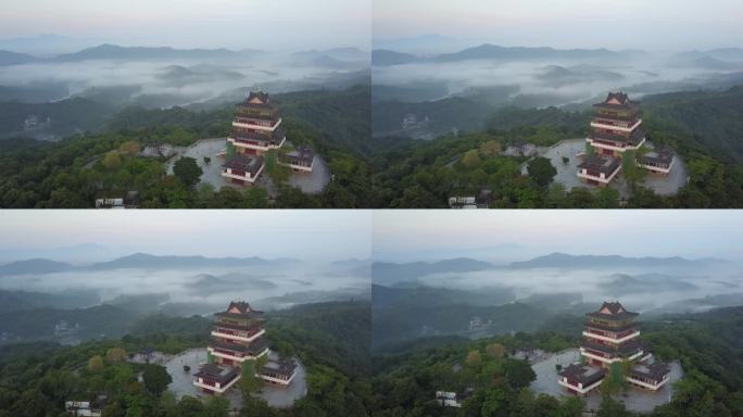 惠州高榜山和红花湖云海航拍景观