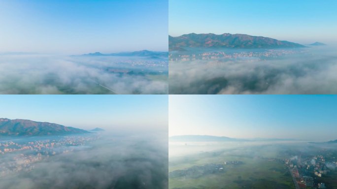 云雾缭绕 大美中国 美丽中国美丽乡村振兴