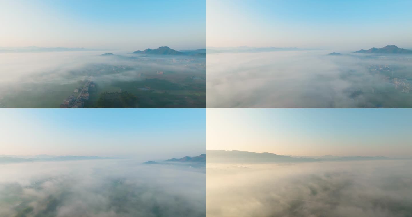 人间仙景 云雾缭绕 烟雨朦胧 大美河山