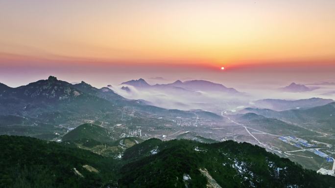 日出山川云海延时4K