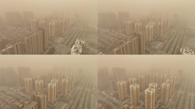 城市沙尘暴 北京沙尘暴 西安沙尘暴