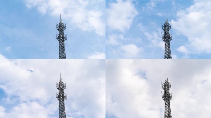 5G信号塔雷达信号发射塔高铁通讯基站延时