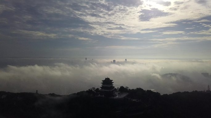 惠州高榜山云海航拍景观