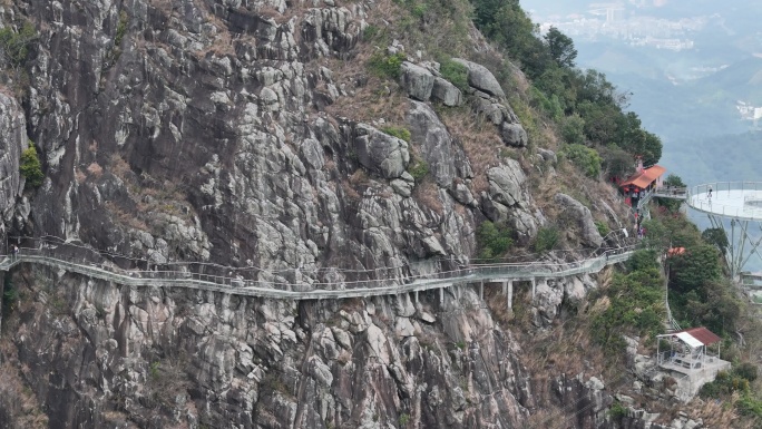 信宜石根山航拍素材