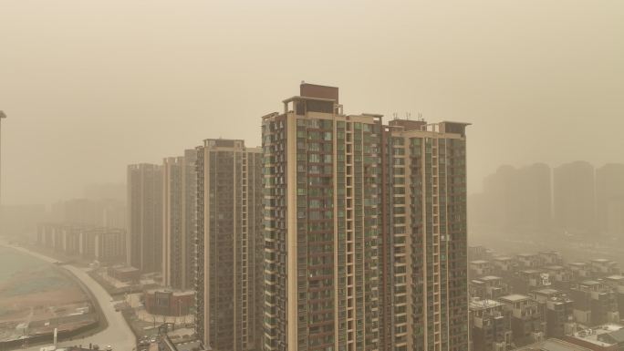 北京沙尘暴 西安沙尘暴 城市沙尘暴