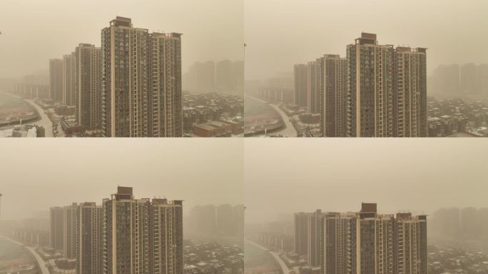 北京沙尘暴 西安沙尘暴 城市沙尘暴