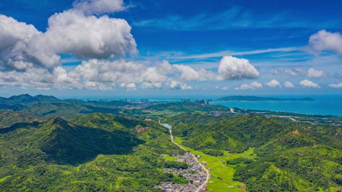 惠东澳头航拍延时大景