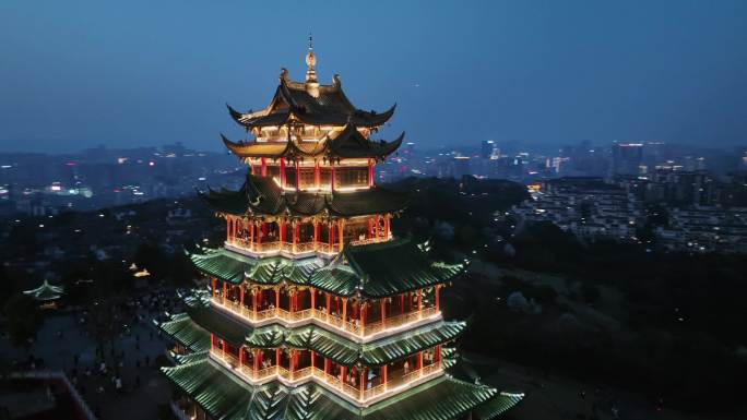 鸿恩寺夜景