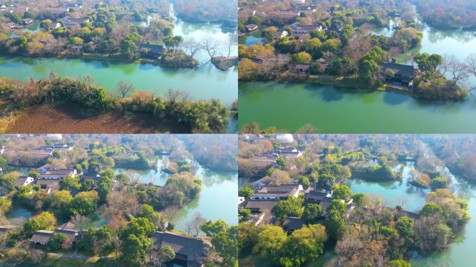 杭州西湖区西溪湿地景区风景视频素材