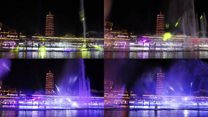 浙江湖州太湖龙之梦大型音乐喷泉
