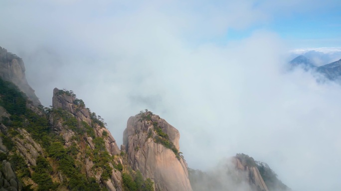 黄山风景区风景视频素材44