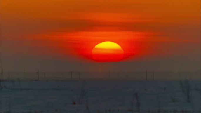 日落大太阳