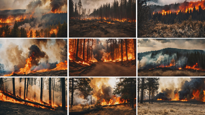 森林大火自然灾害