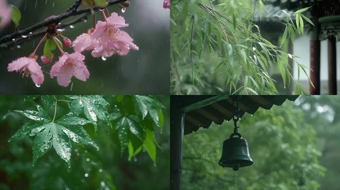 雨水 谷雨 惊蛰