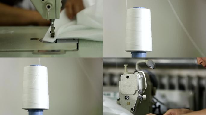 缝纫机纺织