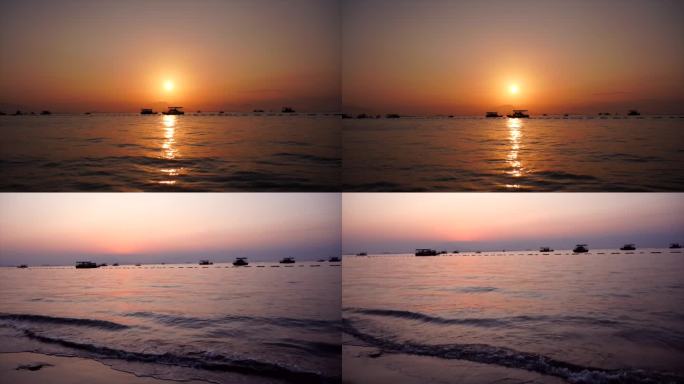 海边夕阳