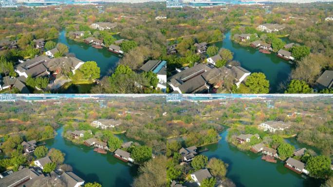 杭州西湖区西溪湿地景区旅游风景视频素材9