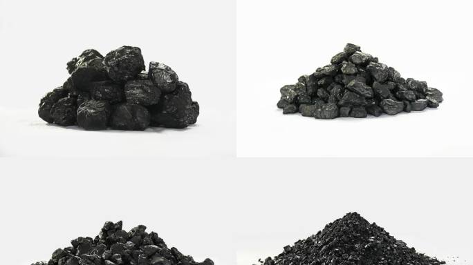 各种规格煤块 煤块 煤炭 煤炭特写 特写