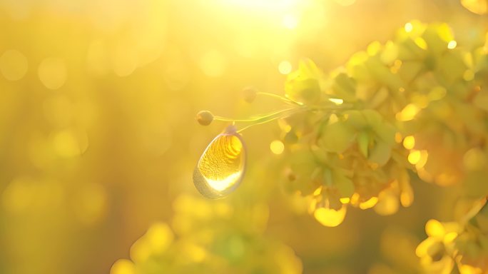 油菜花蜜蜂春天蜜蜂菜花油菜LED舞台背景