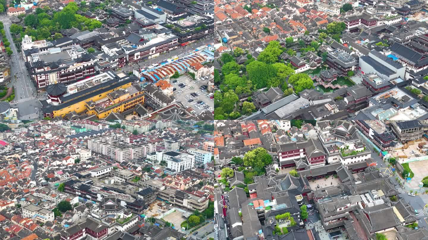 上海市黄浦区豫园上海城隍庙城市地标风景风