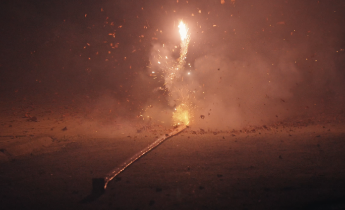 放鞭炮爆竹炮竹春节新年庆祝节日