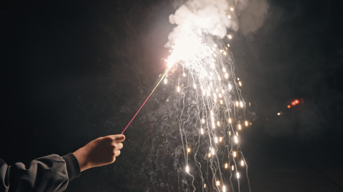 放鞭炮爆竹炮竹春节新年庆祝节日