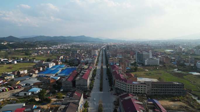 4K航拍浏阳市花炮之乡李畋故居大瑶镇合集